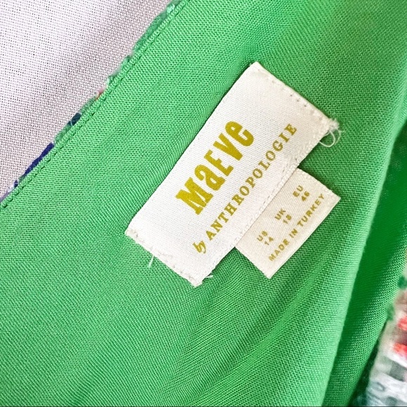 Maeve by Anthropologie Green Quinn Textured Cami Tank Top - Picture 5 of 7